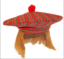 כובע סקוטית/ 6 יחידות במארז