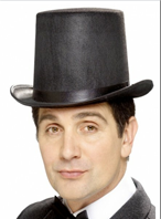 כובע קוסם מגבהת גבוהה 20 ס"מ/ 6 יחידות במארז