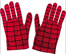 כפפות עכביש בשקית עם כארד/ 6 יחידות במארז