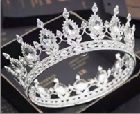 כתר נסיך מתכת מפואר/ 2 יחידות במארז