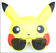 משקפיים ארנב צהוב על כארד/ 6 יחידות במארז