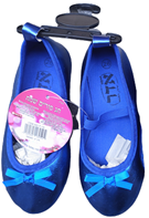 נעלי נסיכות כחול מטאלי  חלק 18 יחידות במארז