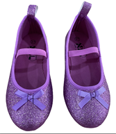 נעלי נסיכות סגול LOL נצנצים  18 יחידות במארז