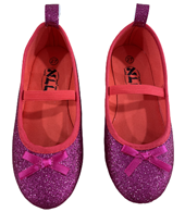 נעלי נסיכות ורוד ברבי נצנצים  18 יחידות במארז