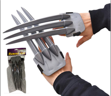 כפפה סכינים וולוורין/ 6 יחידות במארז