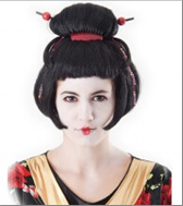 פאה יפנית בשקית PVC עם קולב  / 6 יחידות במארז