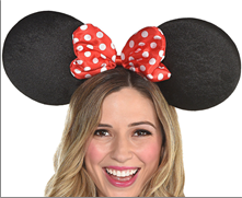 קשת עכברה אוזניים גדולות על כארד/ 6 יחידות במארז