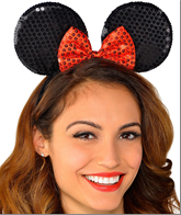 קשת עכברה פאייטים על כארד/ 6 יחידות במארז