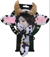 סט פרה 3 חלקים קשת זנב ופפיון על כארד/ 6 יחידות במארז