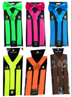 מארז שלייקס עם פפיון מיקס 6 צבעים / 6 יחידות במארז