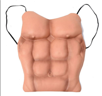 תחפושת גוף שרירי על כארד/ 3 יחידות במארז