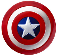 מגן גיבור על 30 ס"מ עם כארד/ 6 יחידות במארז