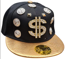 כובע ראפר דולר אבנים/ 6 יחידות במארז