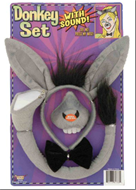 סט חמור 4 חלקים קשת זנב אף ופפיון על כארד/ 3 יחידות במארז