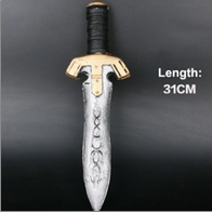 סכין לוחם 1 מחומר PU איכותי גודל 30 ס"מ/ 2 יחידות במארז