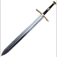 חרב לוחם אביר מחומר PU איכותי גודל 104 ס"מ/ 2 יחידות במארז