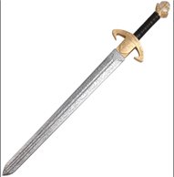 חרב לוחם אביר מחומר PU איכותי גודל 79 ס"מ/ 2 יחידות במארז