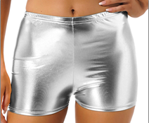 מכנסון מבריק כסף מידות M/L בשקית PVC עם כארד/ 6 יח במארז