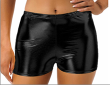 מכנסון מבריק שחור מידות M/L בשקית PVC עם כארד/ 6 יח במארז