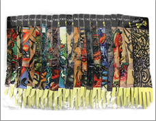 זוג כפפות קעקועים ארוז 12 יחידות בשקית מיקס דגמים