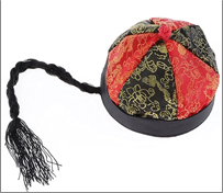 כובע סיני עם צמה / 6 יחידות המארז