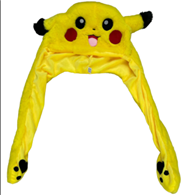 כובע ארנב צהוב אוזניים קופצות / 6 יחידות המארז