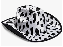 כובע קאובוי פרה / 6 יחידות המארז