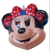 מסכה פלסטיק עכברה על כארד/ 24 יחידות במארז