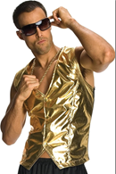 ווסט קוסם זהב מידות XL/XXL בשקית PVC עם כארד/ 6 יחידות במארז