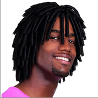 פאה אפרו בקבוקים בשקית PVC עם קולב  / 6 יחידות במארז