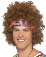 פאה תלתלים היפי בשקית PVC עם קולב  / 6 יחידות במארז