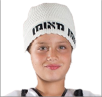 כובע נחמן שחור לבן בשקית / 6 יחידות במארז