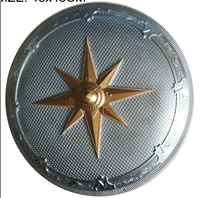 מגן לוחם כוכב זהב כארד תלייה / 2 יחידות במארז