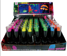 אודם ניאון צבעים זוהרים מיקס 6 צבעים/ 48 יחידות במארז