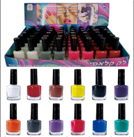 לק קלאסי מיקס 12 צבעים ב 3 מגשים/ 48 יחידות בדיספליי/ 144 יחידות במארז