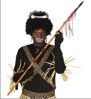 חנית אינדיאנית ארוכה 122 ס"מ / 6 יחידות במארז