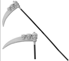 חרמש גולגולות 100 ס"מ 6 יח במארז