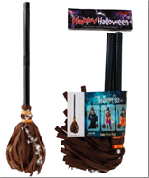 מטאטא איכותי 100 ס"מ בשקית PVC עם כארד / 6 יחידות במארז