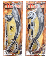 סט פיראט גדול בבליסטר / 6 יחידות במארז