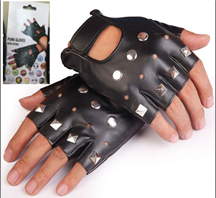 זוג כפפות פאנקיסט בשקית/ 6 יחידות במארז