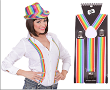 שלייקס פסים עבה 3.5 ס"מ/ 6 יחידות במארז