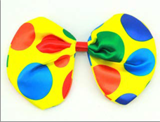 פפיון ליצן ענק 28 ס"מ בשקית עם כארד מעוצב/ 6 יחידות במארז