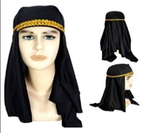 כובע בדואי שחור / 6 יחידות במארז