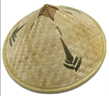 כובע קש תאילנדי איכותי / 6 יחידות במארז