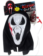 מסכה צעקה דם באריזת קרטון איכותית  / 6 יחידות במארז