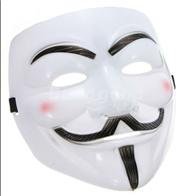 מסכת זי לבנה אנונימוס בשקית PVC עם כארד/ 6 יחידות במארז