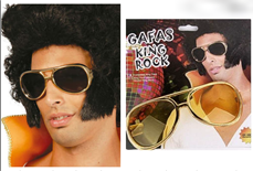 משקפיים אלוויס על כארד / 6 יחידות במארז