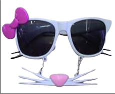 משקפיי חתול על כארד / 12 יחידות במארז