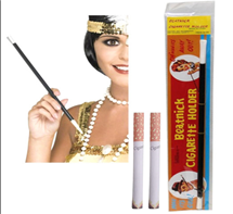 מחזיק סיגריות שנות ה 20 עם סיגריות קמח בבליסטר  / 6 יחידות במארז