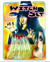 סט מכשפה בבליסטר / 6 יחידות במארז